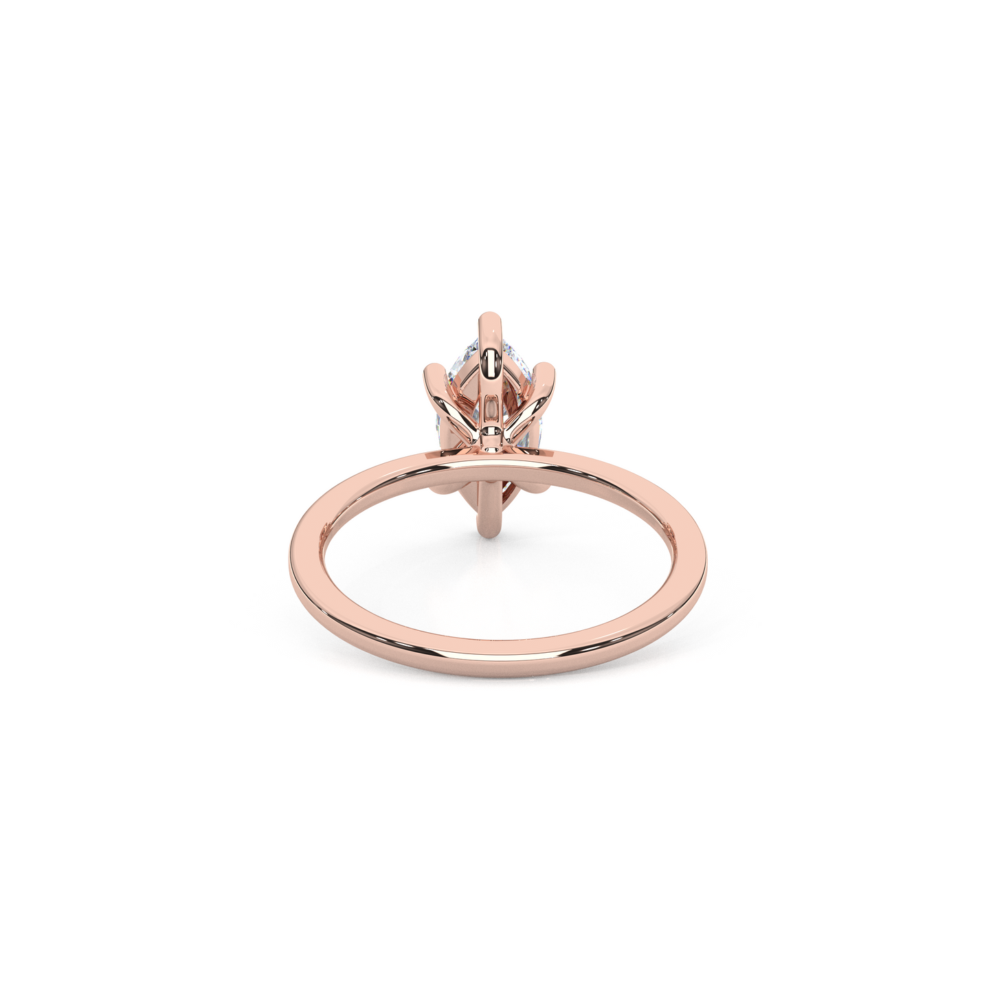 The Regal Solitaire – 1ct Six-Prong Dainty Marquise Ring