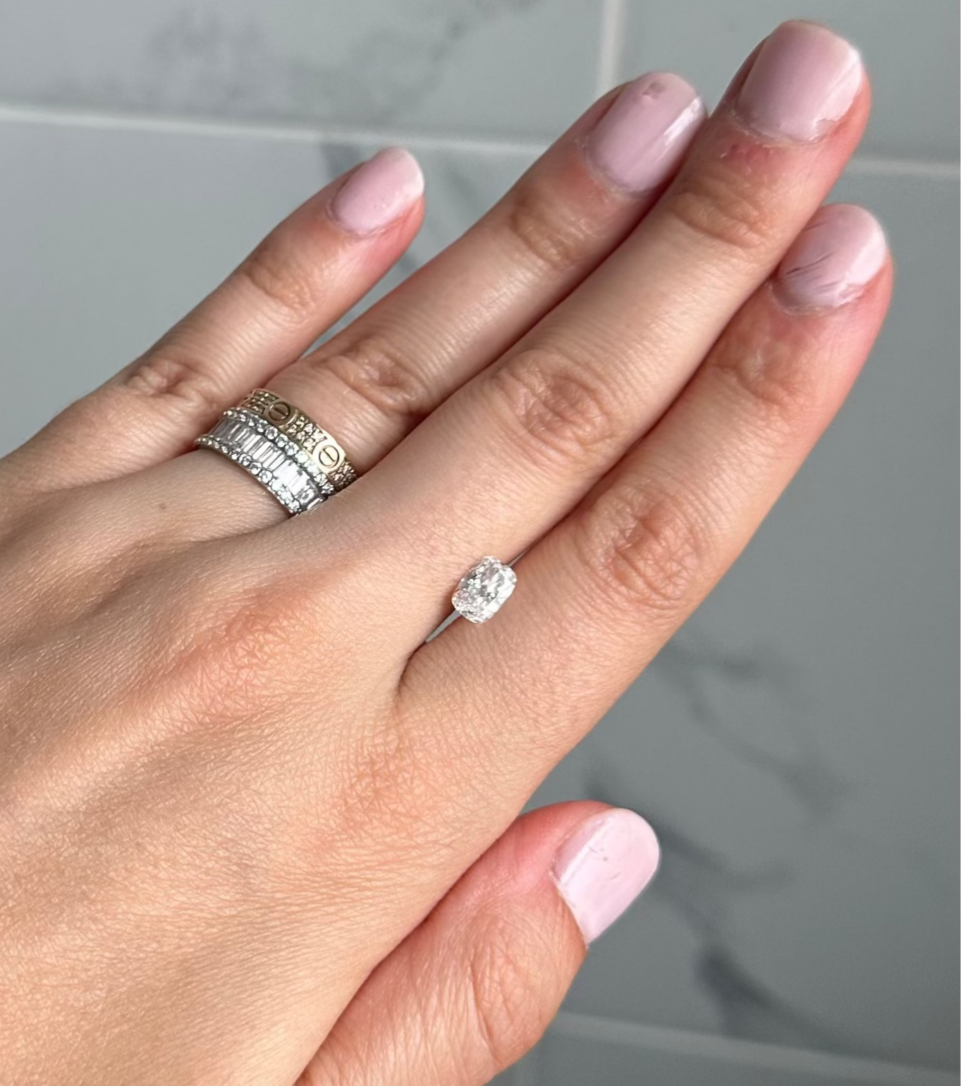1ct Cushion | D VS1 | IGI Certified  | Lab-Diamond