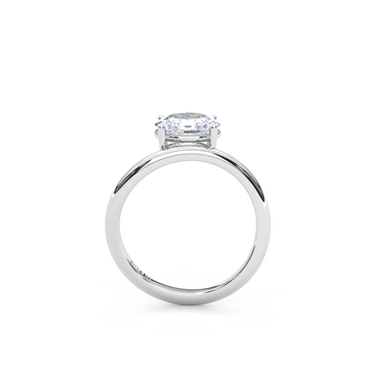 Elegant 1.00 Carat Oval Cut Lab Diamond Infinity Style Pinky Ring