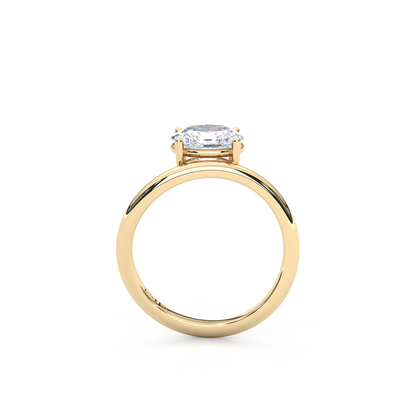 Elegant 1.00 Carat Oval Cut Lab Diamond Infinity Style Pinky Ring