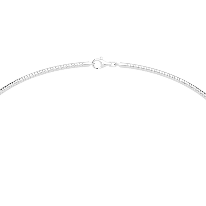 The Parla Omega | Marquise Lab-Diamond Bezel Pendant Necklace in 14K Gold