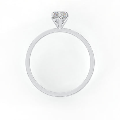 Elegant 1.00 Carat Marquis Cut Lab Diamond Solitaire Engagement Ring