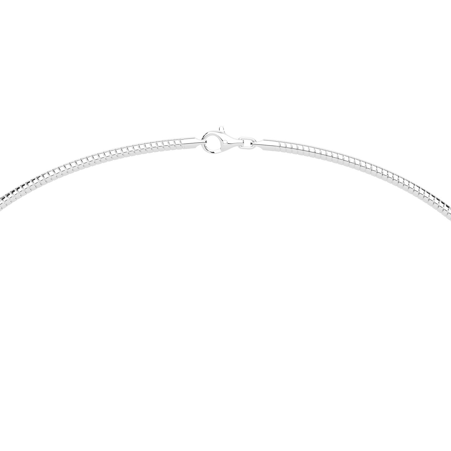 The Parla Omega | Oval Lab-Diamond Basket Pendant Necklace in 14K Gold