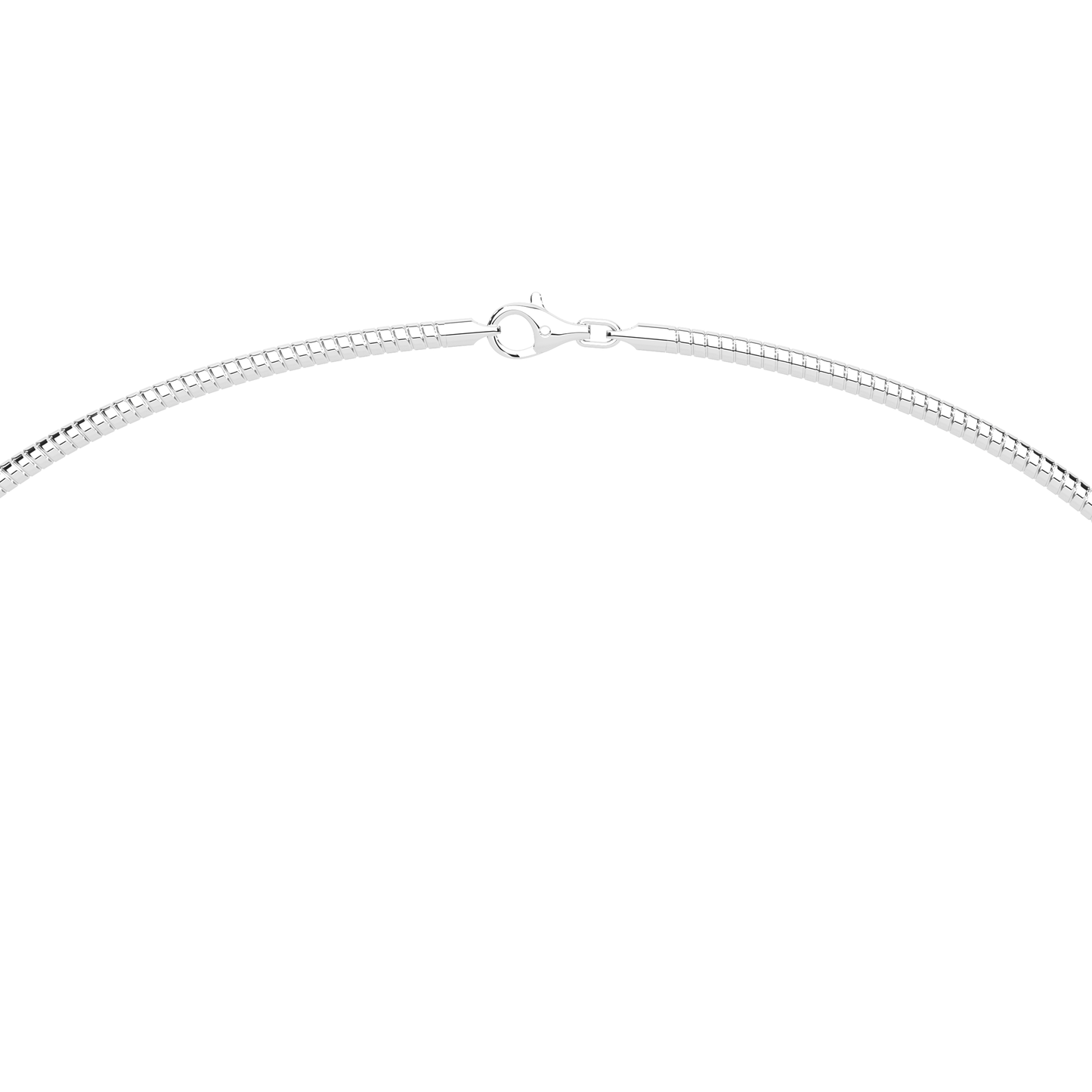 The Parla Omega | Oval Lab-Diamond Bezel Pendant Necklace in 14K Gold