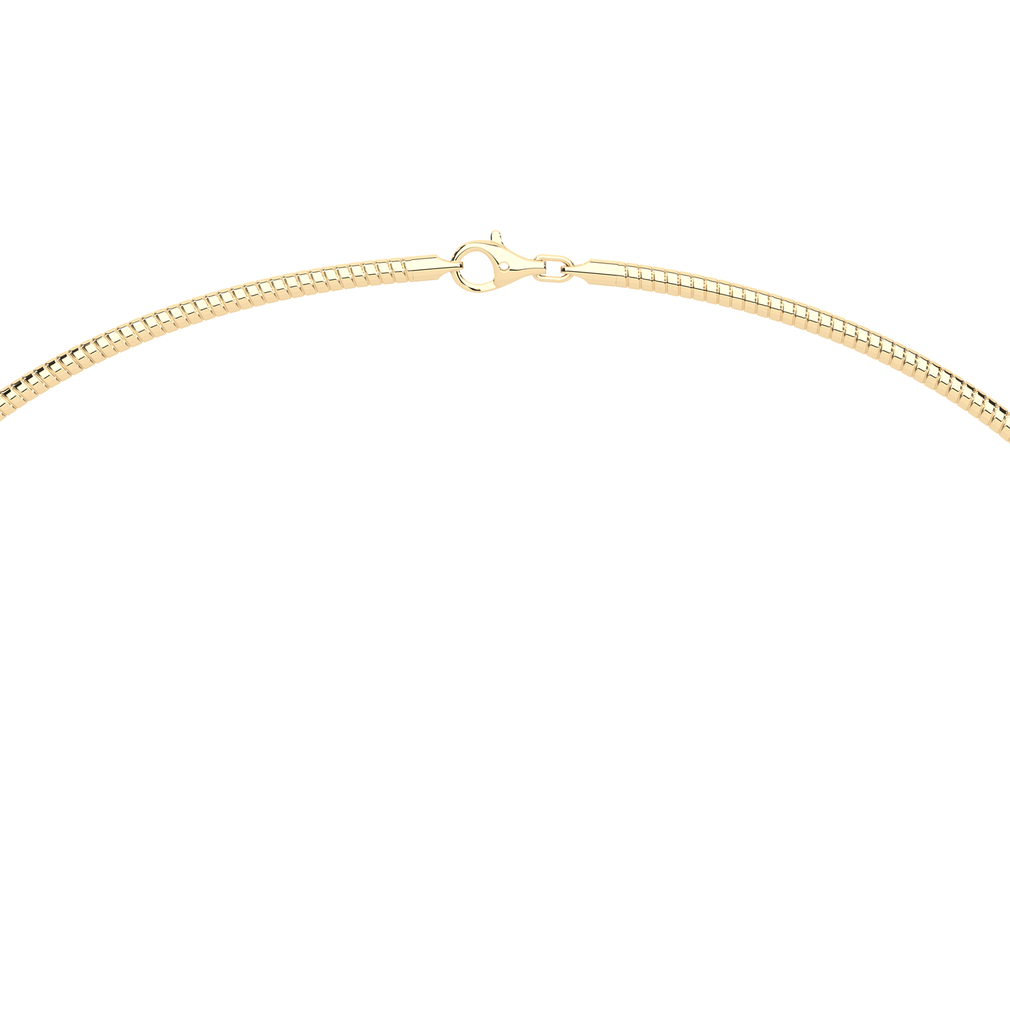 The Parla Omega | Pear Lab-Diamond Basket Pendant Necklace in 14K Gold