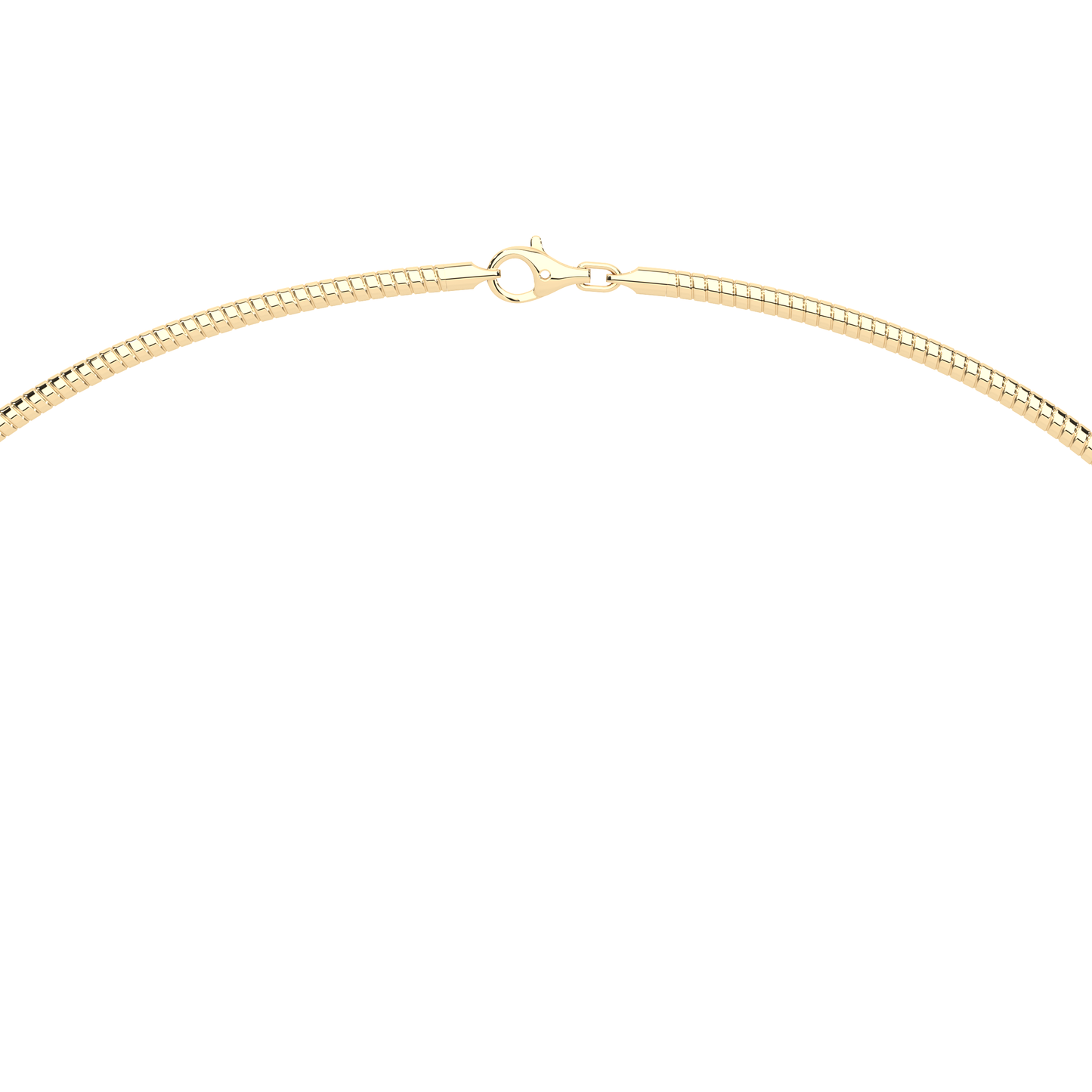 The Parla Omega | Pear Lab-Diamond Bezel Pendant Necklace in 14K Gold