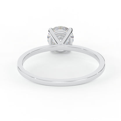 Elegant 1.00 Carat Round Cut Lab Diamond Solitaire Engagement Ring