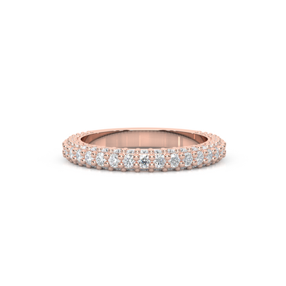 Lab-Diamond 3/4 Eternity Matching Band