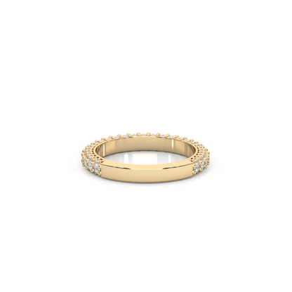 Lab-Diamond 3/4 Eternity Matching Band